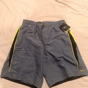 Nike Gray and Yellow bathing suit size Large